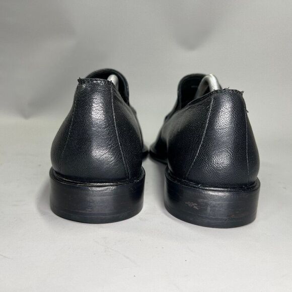 Cole Haan Loafers Men\'s Size 9.5 Black Leather Apron‎ Toe Slip On Dress Shoes main image 8